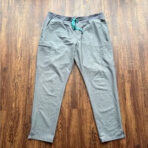 FIGS Women’s Graphite Gray Yola Skinny Scrub Pants Hospital Nurse - Size XXL